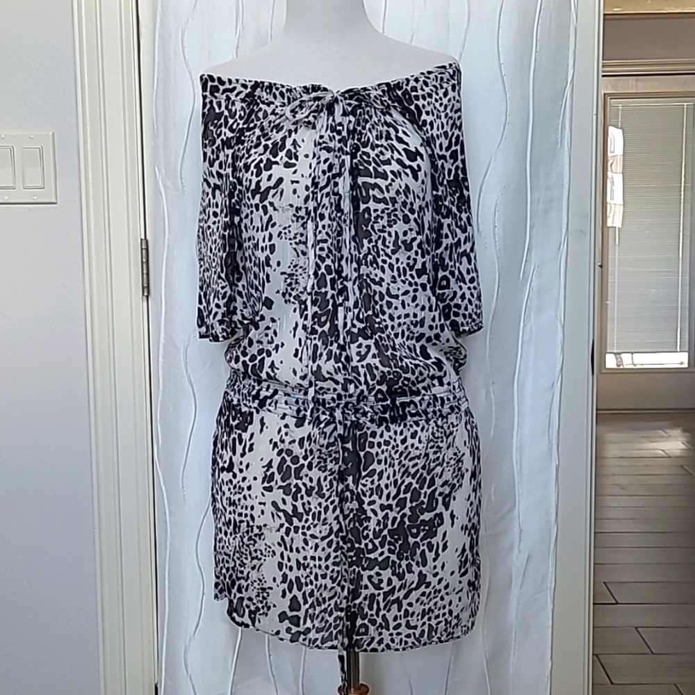 Russell Kemp Animal Print Coverup